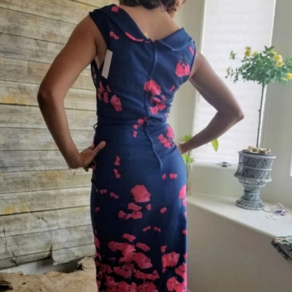 NWT Lindy Bop Pinup Wiggle Dress Size XS - Picture 6 of 12